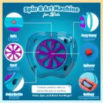Spin-Art-Machine ბავშვებისთვის