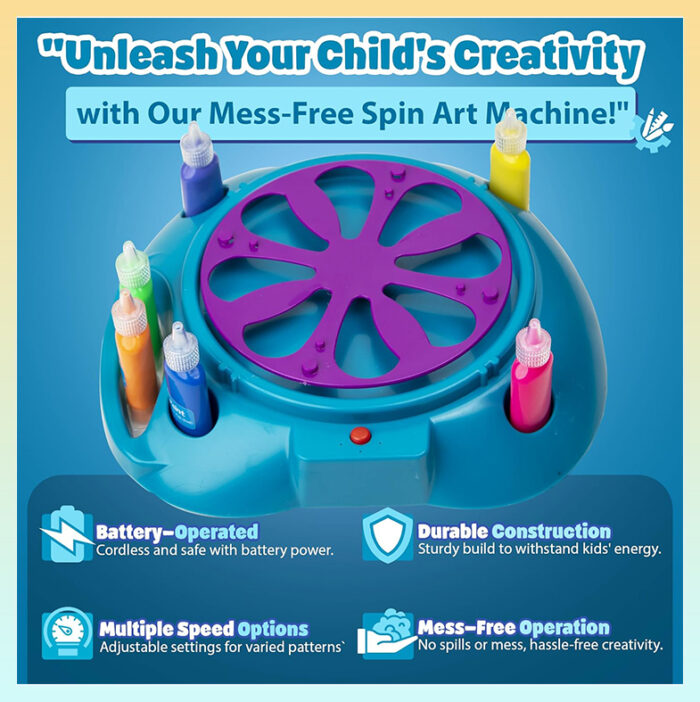 Spin-Art-Machine ბავშვებისთვის