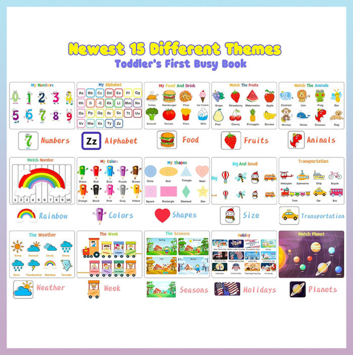 მრავალფუნქციური წიგნი - Toddler’s first busy book