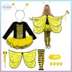 ფუტკრის ფორმა აქსესუარებით, ფუტკრის კოსტუმი, ფუტკრის ფორმა