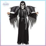 ფრთიანი გრიმ რიპერის ფორმა, Grim Reaper კოსტუმი, ჰელოუინის კოსტუმები, საბავშვო კოსტუმი Grim Reaper