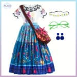 მირაბელის კაბა - ენკანტო, მირაბელის ფორმა, მირაბელის კაბა აქსესუარებით