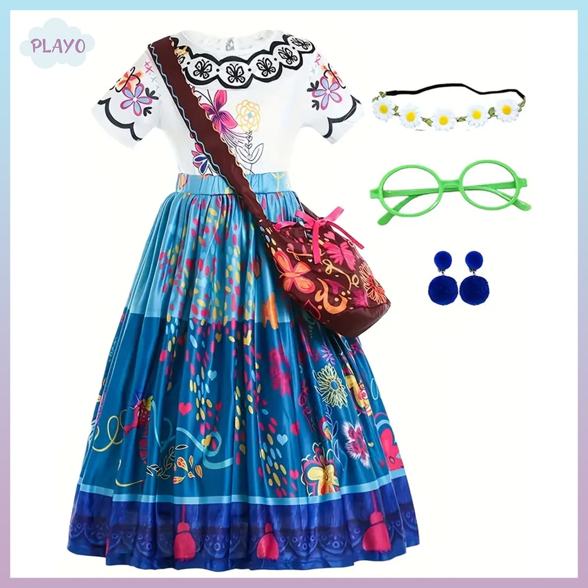 მირაბელის კაბა - ენკანტო, მირაბელის ფორმა, მირაბელის კაბა აქსესუარებით მირაბელის კაბა - ენკანტო, მირაბელის ფორმა, მირაბელის კაბა აქსესუარებით