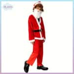 სანტას ფორმა ბავშვებისთვის აქსესუარებით, სანტა კლაუსის ფორმა, სანტას კოსტუმი, სანტას ფორმა საბავშვო