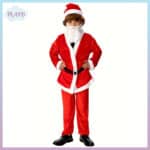 სანტას ფორმა ბავშვებისთვის აქსესუარებით, სანტა კლაუსის ფორმა, სანტას კოსტუმი, სანტას ფორმა საბავშვო