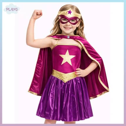 საბავშვო კოსტუმი Wonder Woman, ვანდერ ვუმენის ფორმა, საბავშვო კოსტუმი Wonder Woman ფორმა, სუპერგმირების ფორმები