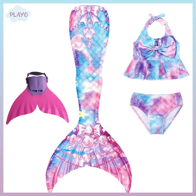 ქალთევზას კუდი და საცურაო კოსტუმი, ქალთევზას კუდი, არიელის კუდი