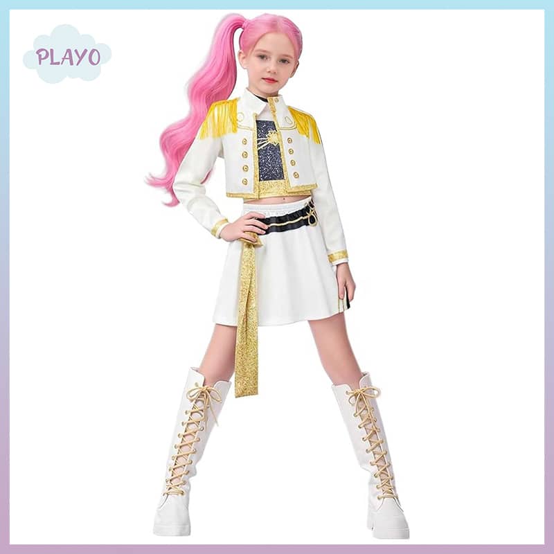 kpop გმირების კოსტუმი 1 Kpop Demon Hunters გმირის ფორმა, მირას ფორმა, რუმის ფორმა