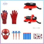 სპაიდერმენის ნაკრები ბავშვებისთვის, სპაიდერმენის ქსელი, სპაიდერმენის ნიღაბი, სპაიდერმენის ფორმა