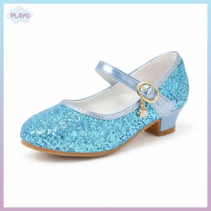 ცისფერი ფეხსაცმელი ქუსლით, საბავშვო ფეხსაცმელი