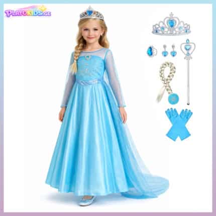 ელზას კაბა, ელზას ფორმა, ელზას კაბა აქსესუარებით