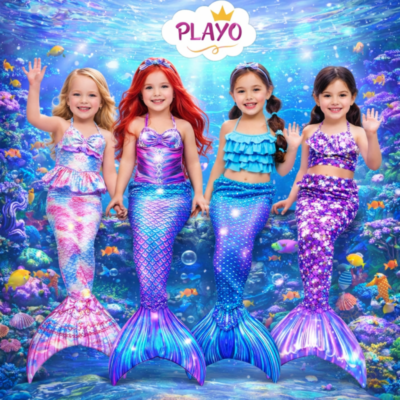 ქალთევზას კუდი და საცურაო კოსტუმი, ქალთევზას კუდი, არიელის ფორმა, ქალთევზას ფორმა